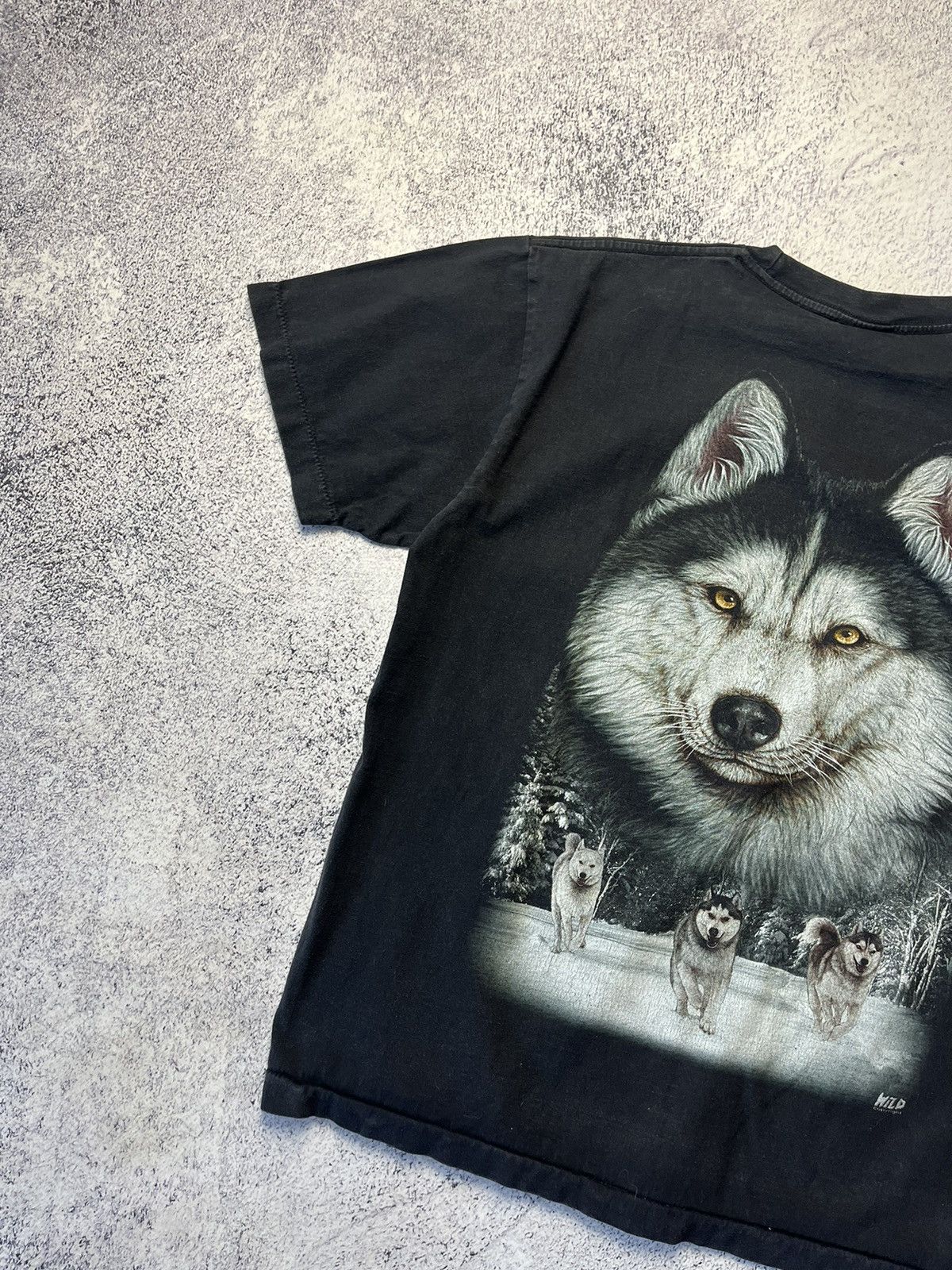 Vintage Vintage Wolf streetwear animal tee size L Size US L / EU 52-54 / 3 - 14 Thumbnail