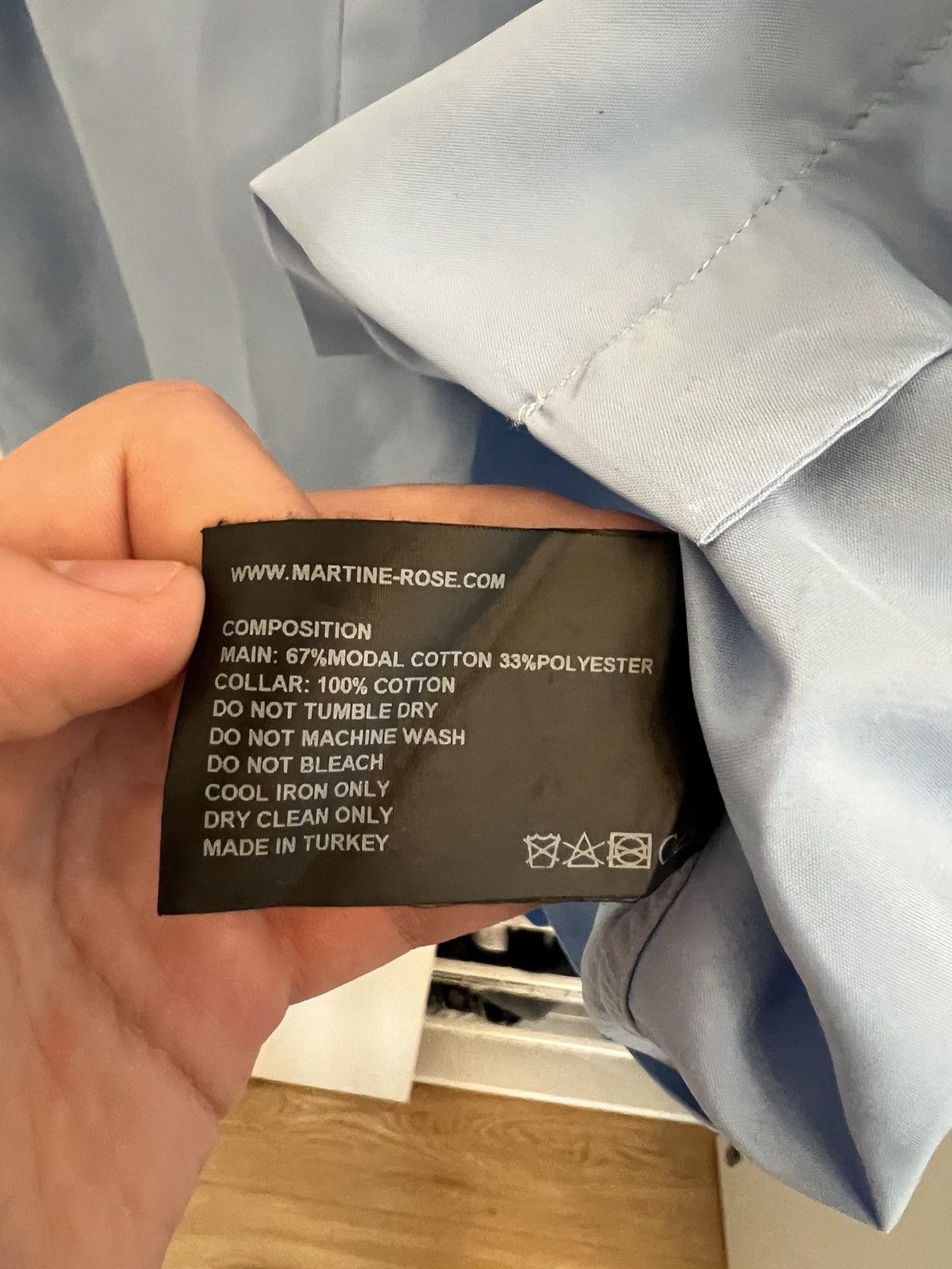 Martine Rose Martine Rose blue shirt Size US M / EU 48-50 / 2 - 7 Thumbnail