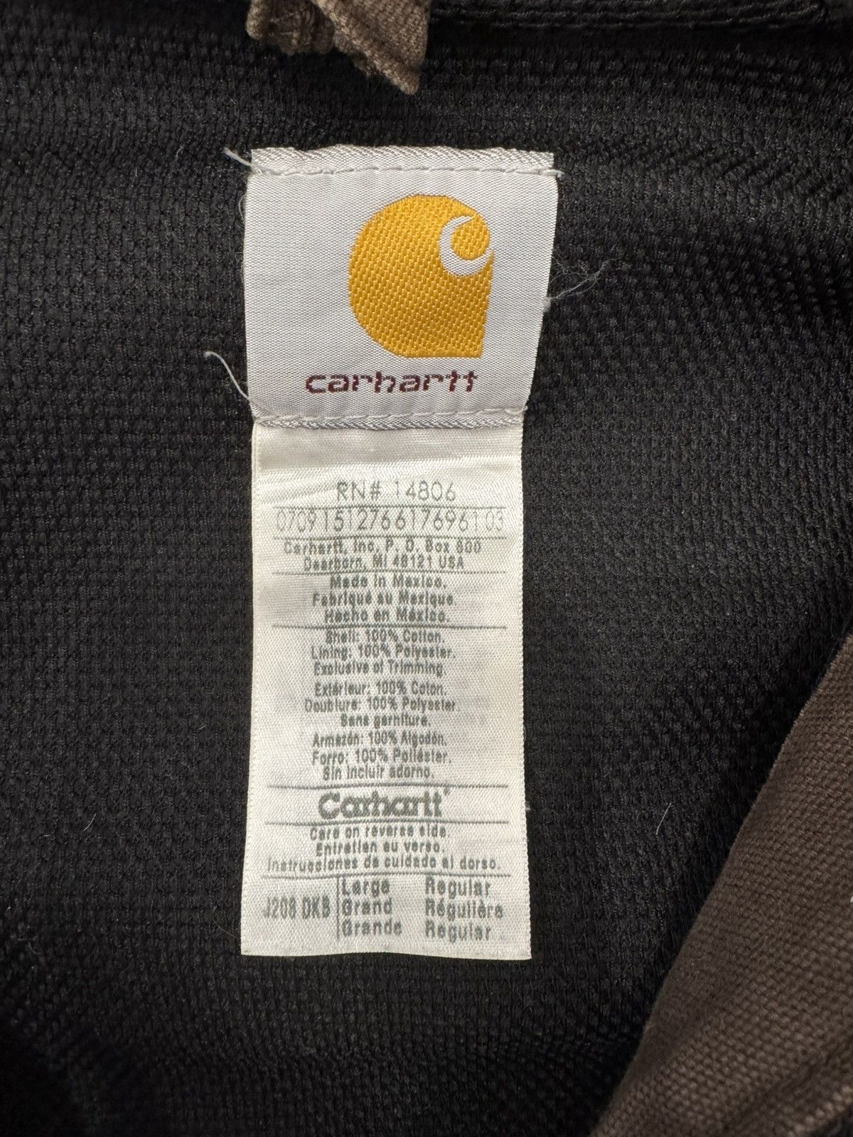 Carhartt Carhartt Active Jacket J208 DKB usa vintage og Size US L / EU 52-54 / 3 - 4 Thumbnail