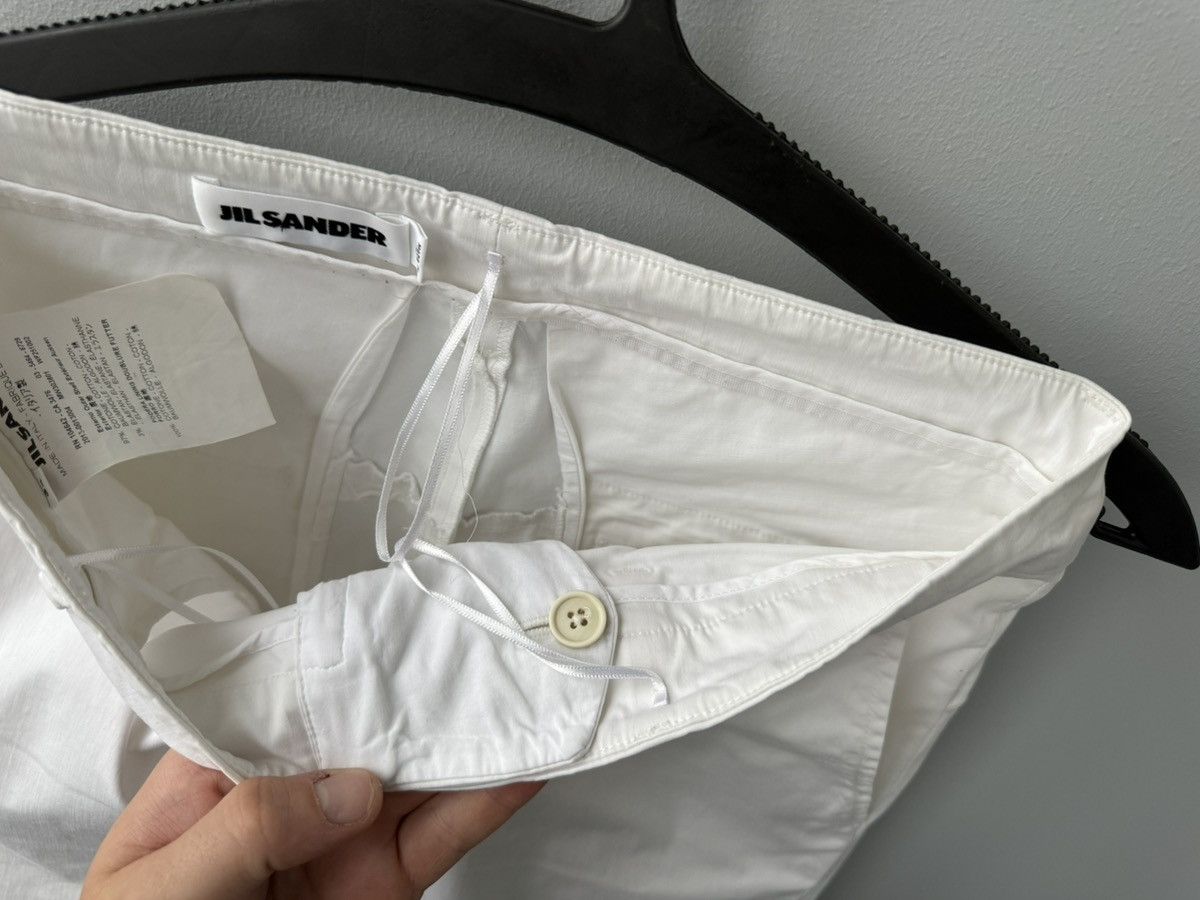 Jil Sander Jil Sander White Pants Size 26" / US 2 / IT 38 - 10 Thumbnail