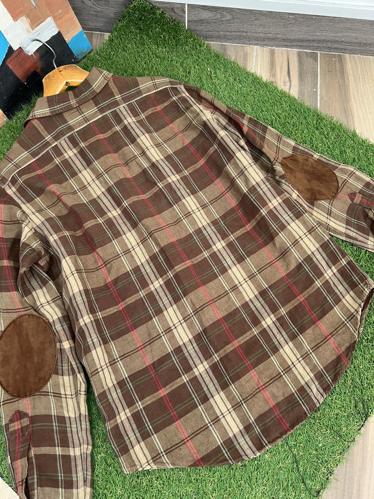 Vintage Polo Ralph Lauren American Plaid Checkered Button Up Shirt Size US M / EU 48-50 / 2 - 11 Thumbnail