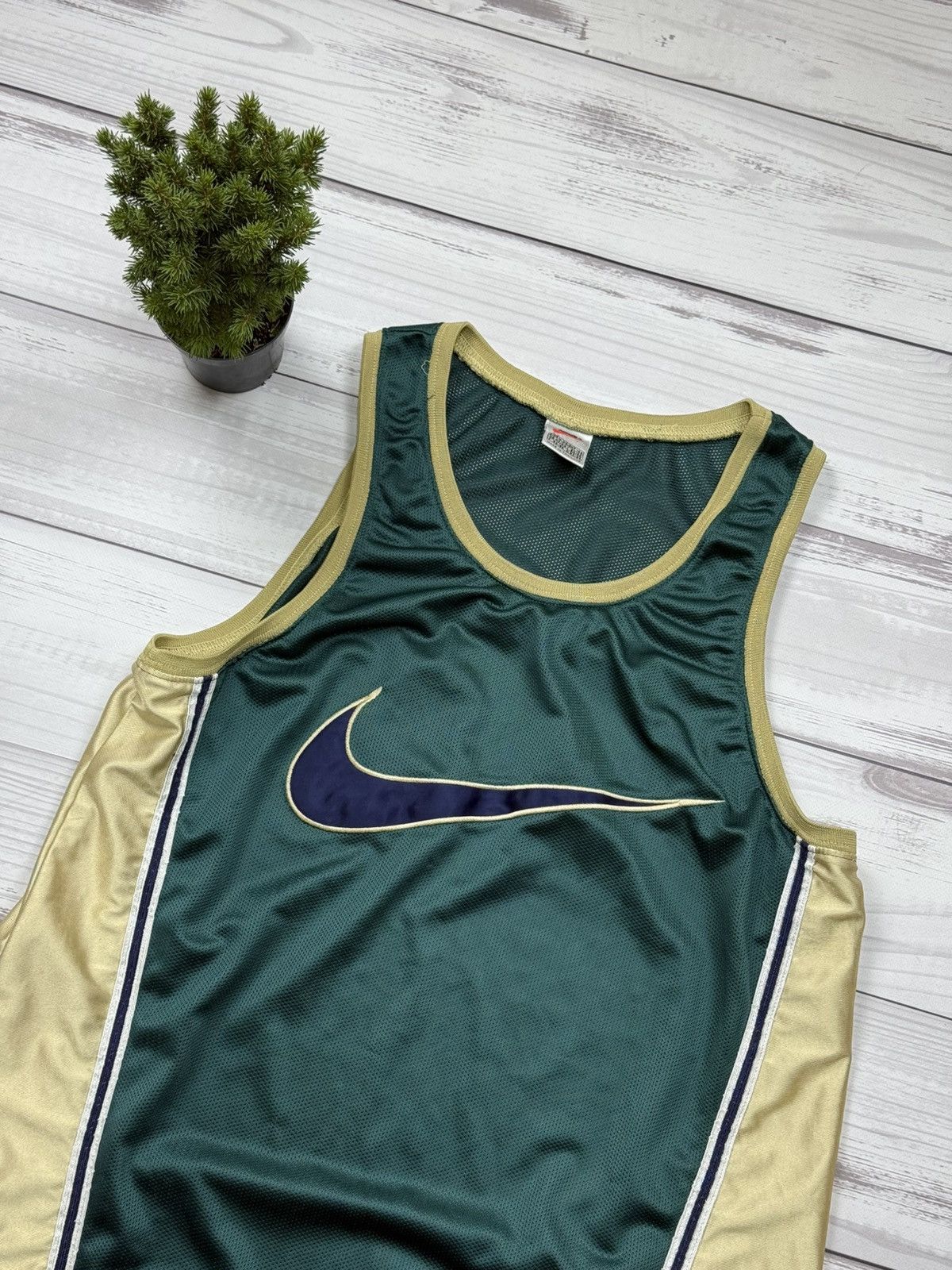 Nike VINTAGE BASKETBALL SHIRT NIKE JERSEY SIZE S Size US L / EU 52-54 / 3 - 3 Thumbnail