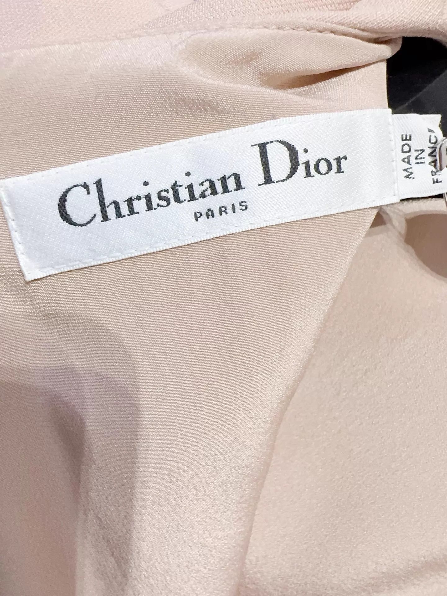 Dior Dior Blush Pink Silk-Wool Dress F40 (New, Tags) Size M / US 6-8 / IT 42-44 - 3 Thumbnail