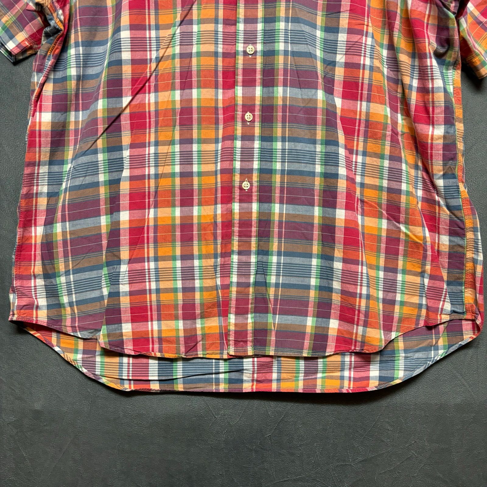 Ralph Lauren Vintage Ralph Lauren Plaid Shirt Blake 100% Cotton Mens XL Size US XL / EU 56 / 4 - 2 Thumbnail