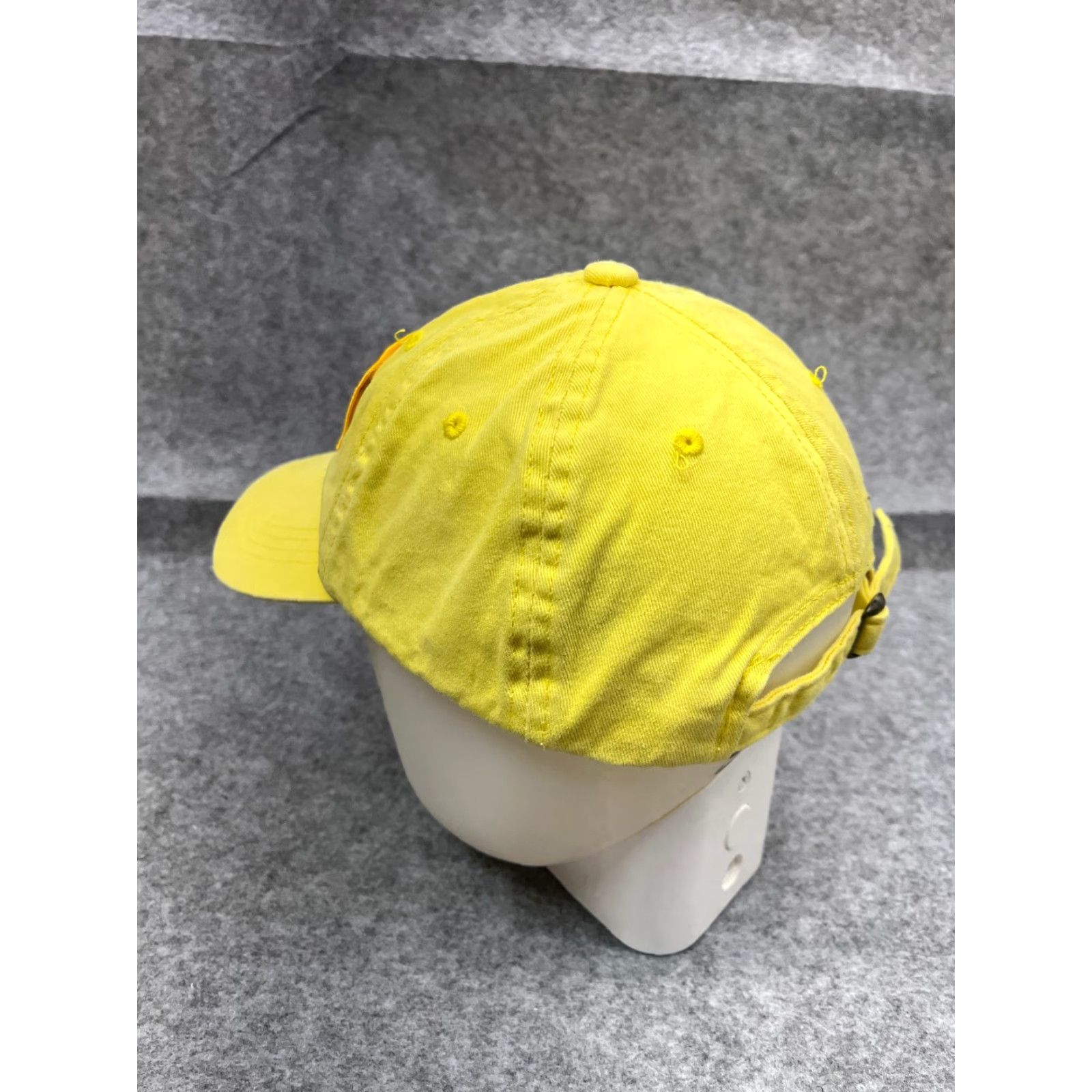 Vintage Dorfman Pacific Hat - Yellow Twill Baseball Cap - One Size - Men - Adjustable Strap Back - 100% Cotton - Bees Outdoor Theme Size ONE SIZE - 5 Thumbnail
