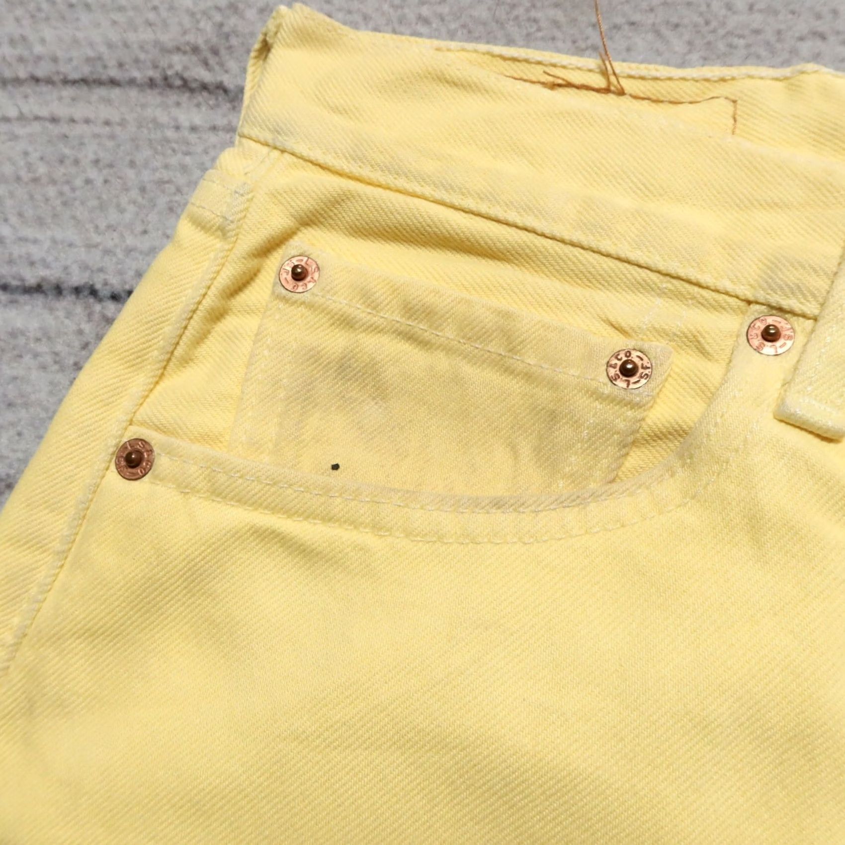 Levi's Vintage Levi's 501 Denim Jeans Made in USA Size 30 Yellow Mens Jeans Size US 30 / EU 46 - 6 Thumbnail