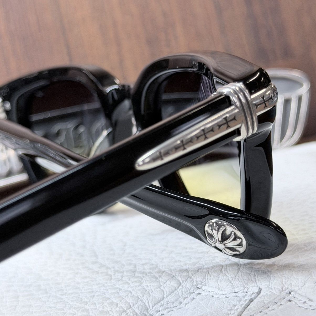 Chrome Hearts Chrome Hearts Drippin 1/1 Sunglasses Size ONE SIZE - 11 Thumbnail