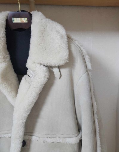 Tom Ford o1sm1stk0824 Suede Shearling Low Cut Single Mustang Coat Size US M / EU 48-50 / 2 - 2 Thumbnail