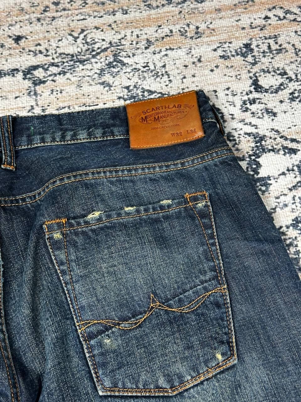 Scarti-Lab Scarti-Lab Distressed Raw Denim Selvedge Jeans Size US 32 / EU 48 - 16 Thumbnail