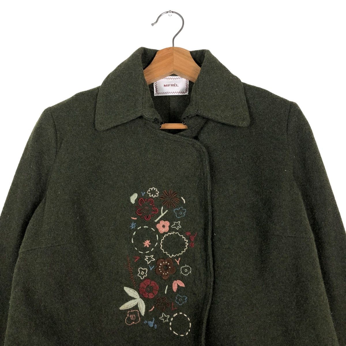 Japanese Brand 🔥CROPPED WOOL BIKER JACKET MIFREL JAPAN ISSEY MIYAKE Size US M / EU 48-50 / 2 - 3 Thumbnail