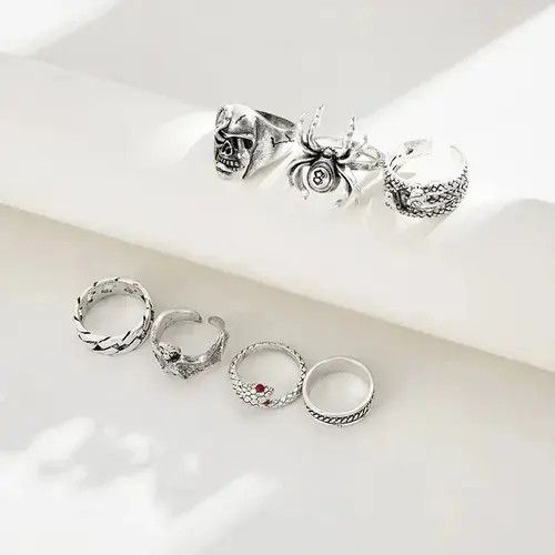 Jewelry × Vintage Rings Set Size ONE SIZE - 4 Thumbnail