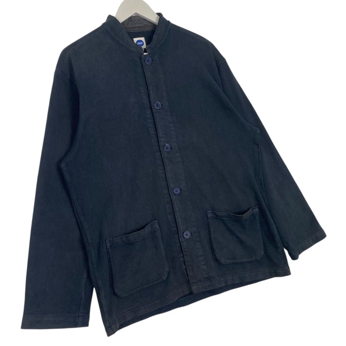 Other Vintage Crisp Sweat Cotton Jacket France Chore Navy Blue Size US M / EU 48-50 / 2 - 3 Thumbnail