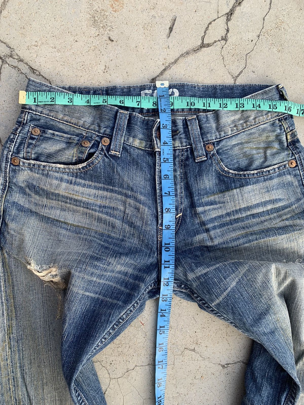 Edwin Heavy Distressed Edwin 503 jeans. Size US 32 / EU 48 - 6 Thumbnail