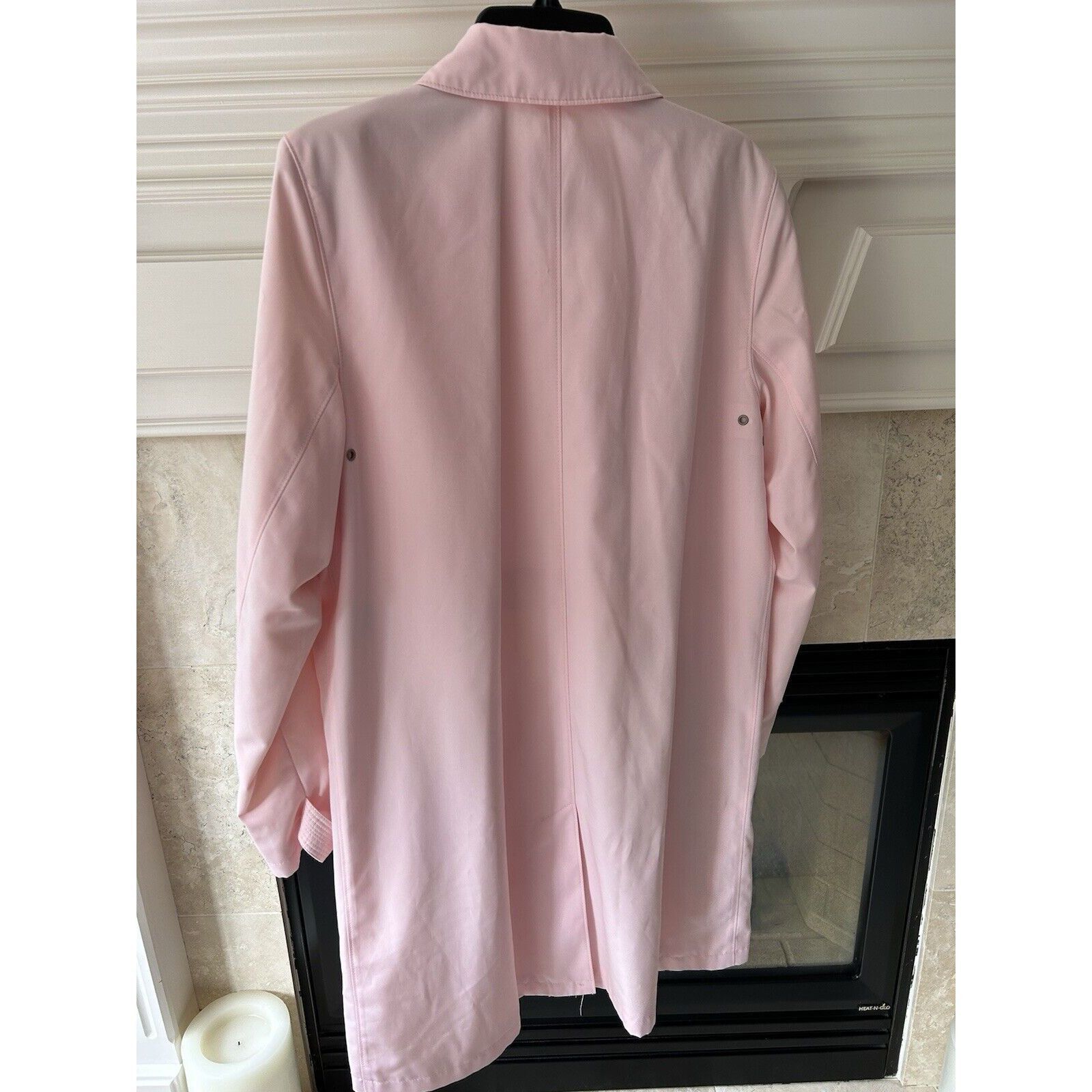 Other White Stag Women's Pink Polyester Trench Coat Size L 12/14 Size L / US 10 / IT 46 - 2 Thumbnail