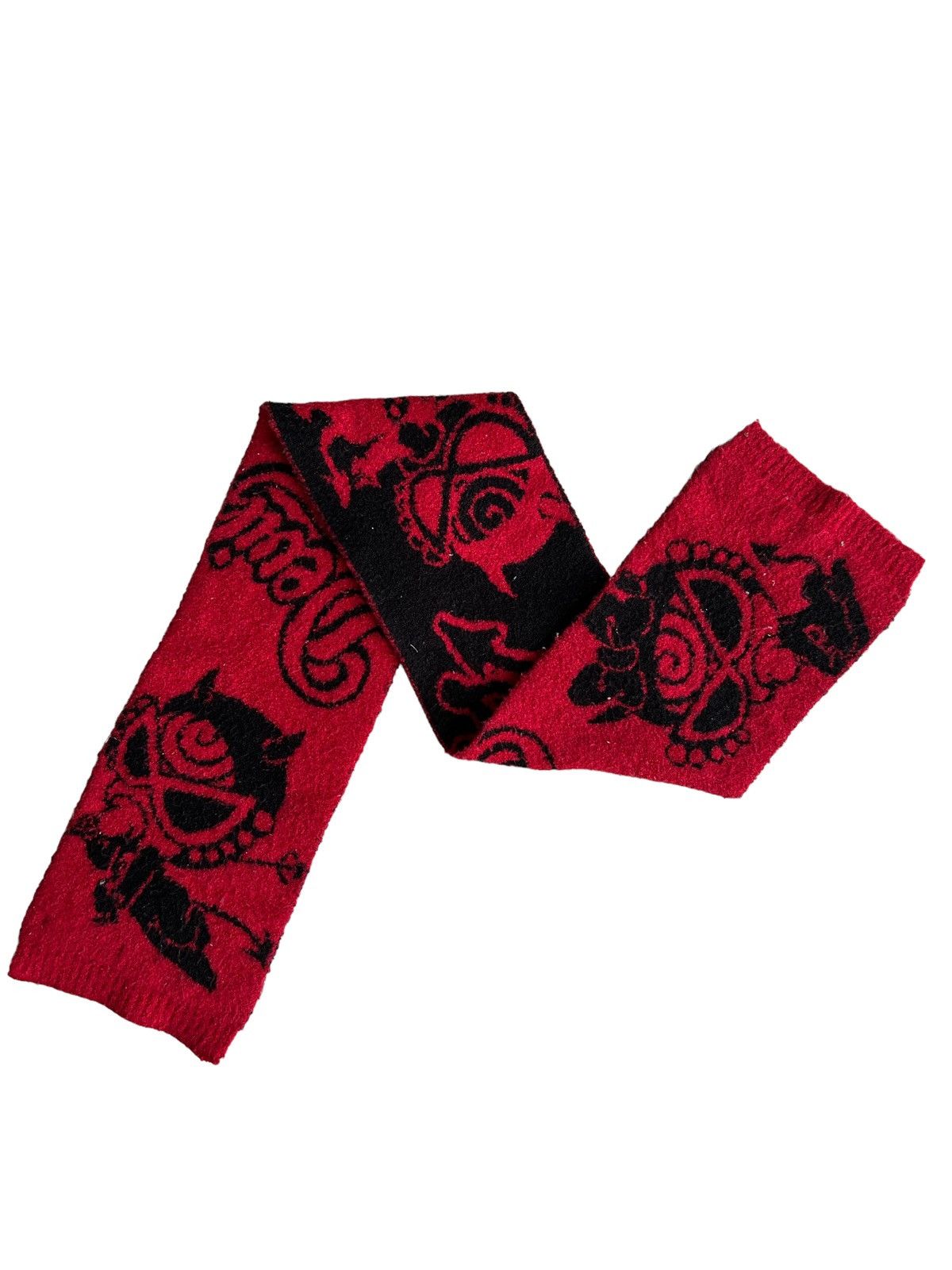 Hysteric Glamour 90s Hysteric Glamour Iconic Devil Logo Winter Scarf Size ONE SIZE - 2 Thumbnail