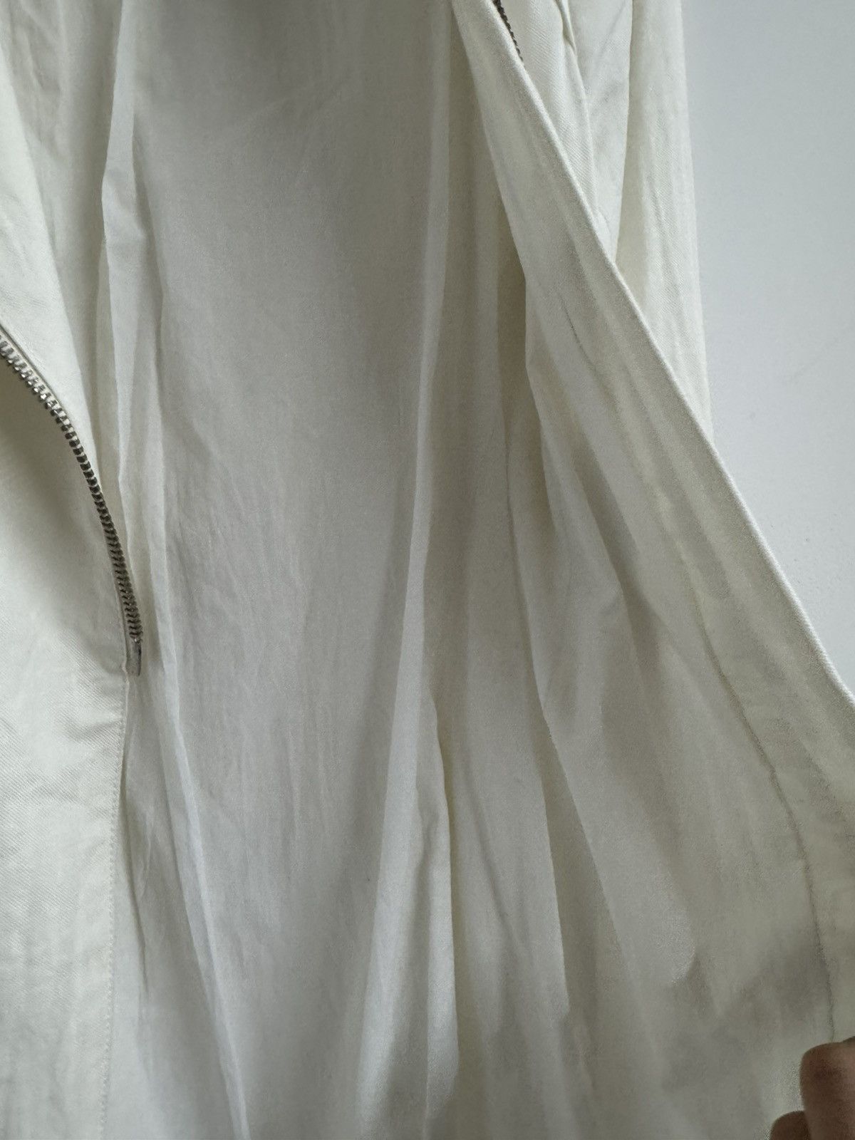 Ann Demeulemeester Ann Demeulemeester White Asymmetric Zip Belted Coat Jacket Size XS / US 0-2 / IT 36-38 - 11 Thumbnail