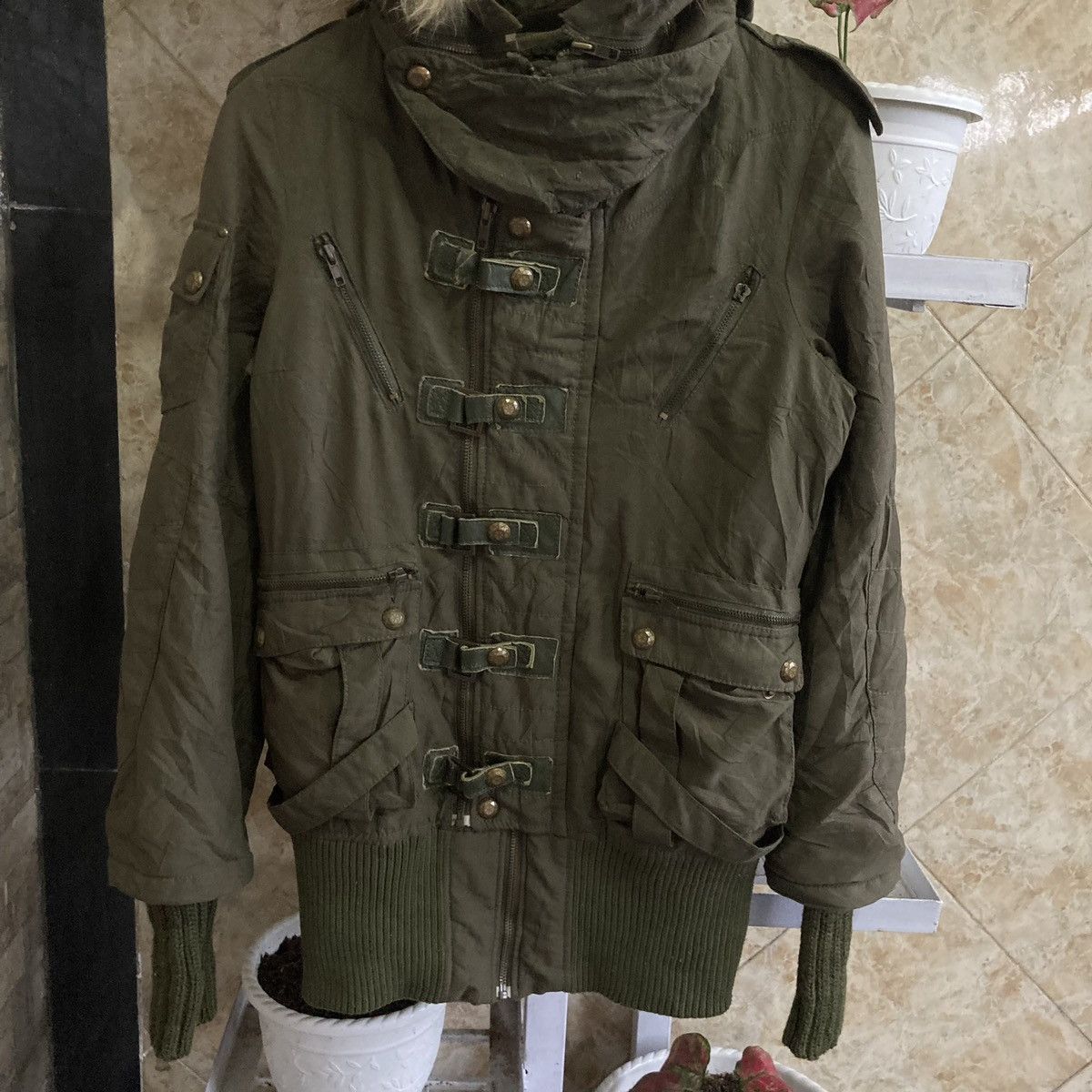 Le Grande Bleu (L.G.B.) SLY - Bondage Bono Fur OG Apocalypse Vkei Jacket Japanese Size US M / EU 48-50 / 2 - 3 Thumbnail