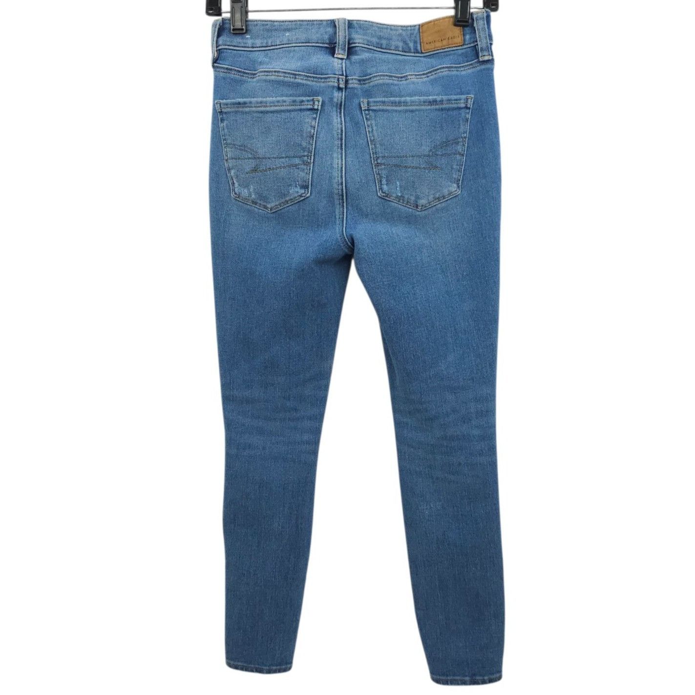 American Eagle Outfitters American Eagle Dream Jean 0 XShort Mid Rise Jegging Blue Size 25" / US 0 / IT 36 - 2 Thumbnail