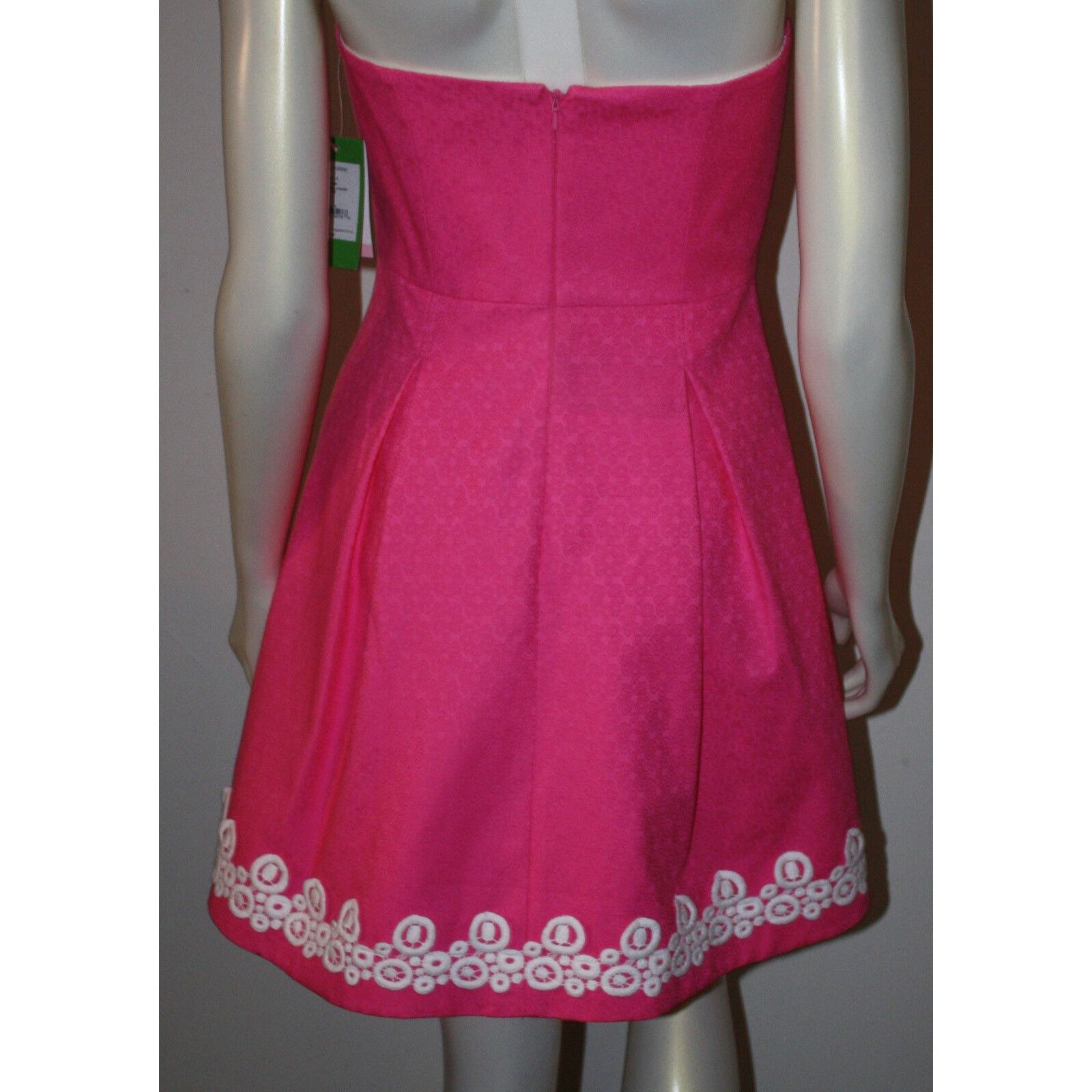 Lilly Pulitzer LILLY PULITZER Dress NWT 4 Blossom Jacquard Hotty Pink 96162 Size S / US 4 / IT 40 - 2 Thumbnail