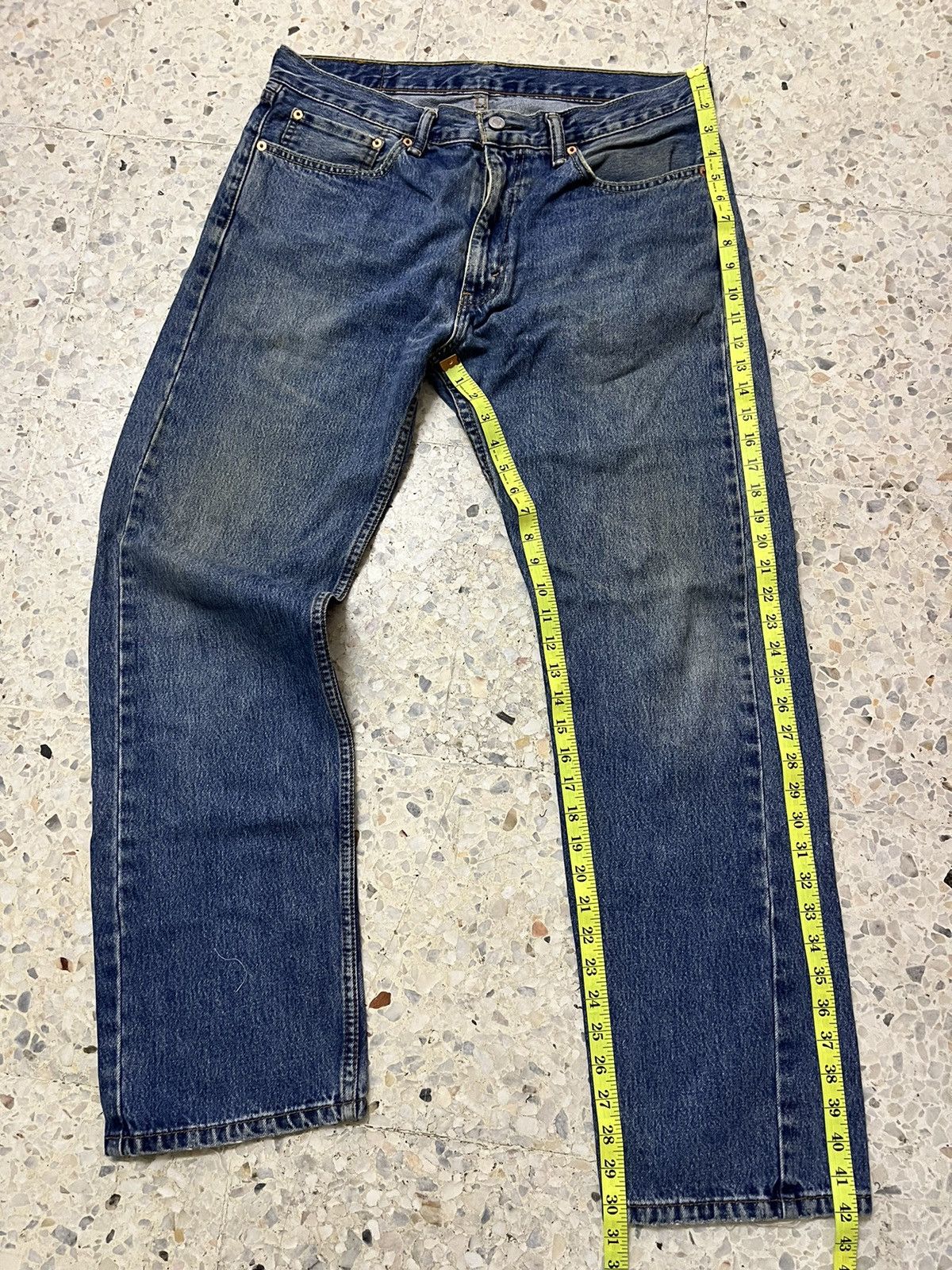 Levi's vintage levis 505 distressed denim Size US 36 / EU 52 - 11 Thumbnail