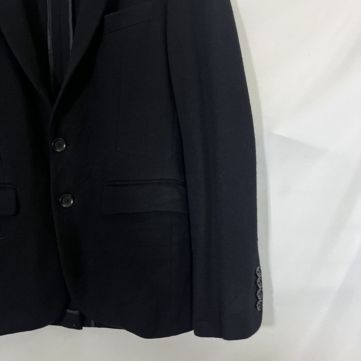 Yohji Yamamoto MODA CLASSIC WOOL SINGLE BREASTED COAT BLAZER Size US S / EU 44-46 / 1 - 3 Thumbnail