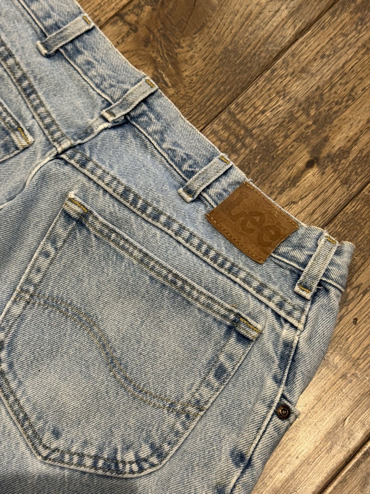 Lee Vintage 90s Lee High-Waisted Tapered "Mom" Jeans Size 32" / US 10 / IT 46 - 6 Thumbnail