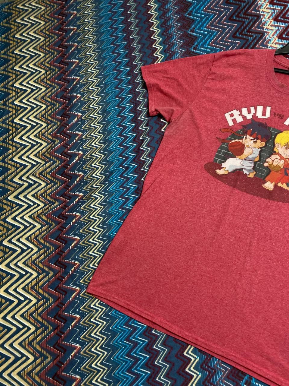 Band Tees × Street Fighter Vintage T-Shirt Tee Street Fighter Ken Ryu Capcon Size US XL / EU 56 / 4 - 9 Thumbnail