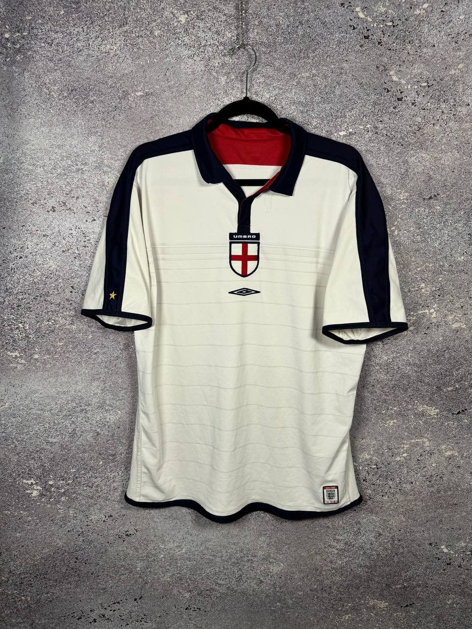 Umbro England National Team 2003 Umbro Soccer Jersey Large Size US L / EU 52-54 / 3 - 1 Thumbnail