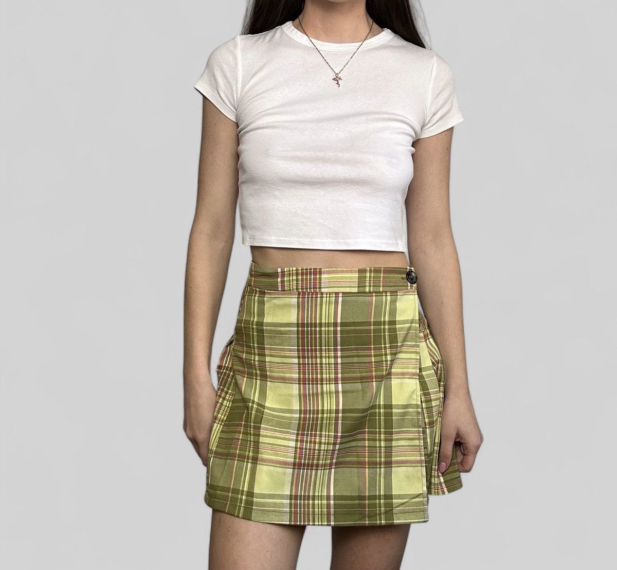 Designer × Vintage Urban Outfitters Plaid Mini Skirt Size 26" / US 2 / IT 38 - 1 Thumbnail
