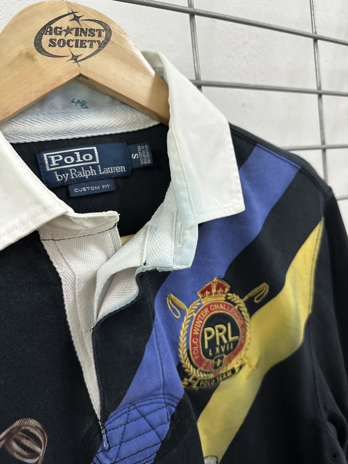Beauty Beast × Polo Ralph Lauren × Ralph Lauren Rare Polo Ralph Lauren Mercer Club Polo Team Rugby Shirt Size US S / EU 44-46 / 1 - 5 Thumbnail