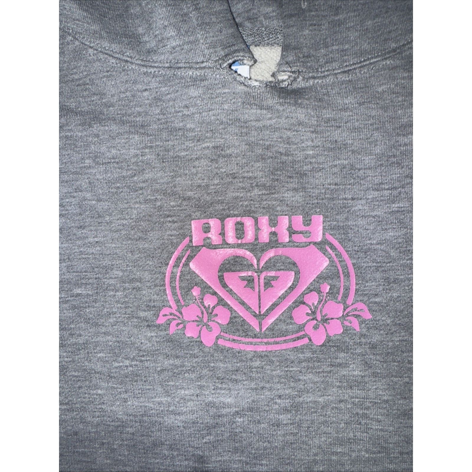Quiksilver × Vintage Roxy Surf Hoodie Women’s L Gray Pullover Sweatshirt 20x22 Size L / US 10 / IT 46 - 2 Thumbnail