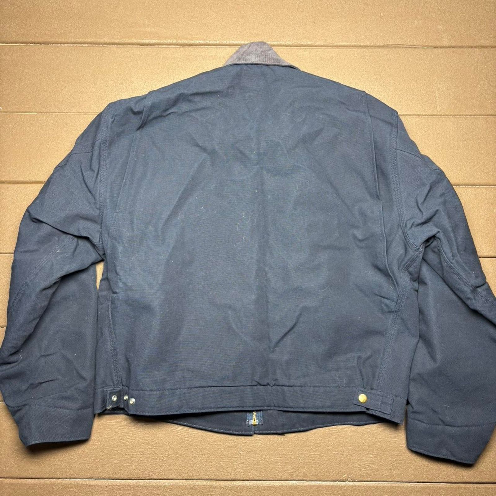 Carhartt Vintage Navy Carhartt J01 DNY Detroit Jacket Size US XL / EU 56 / 4 - 5 Thumbnail