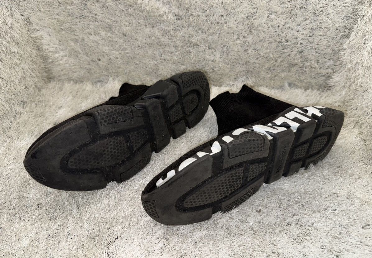 Balenciaga Balenciaga Speed Trainer 'Graffiti - Black' Size US 8 / EU 41 - 4 Thumbnail