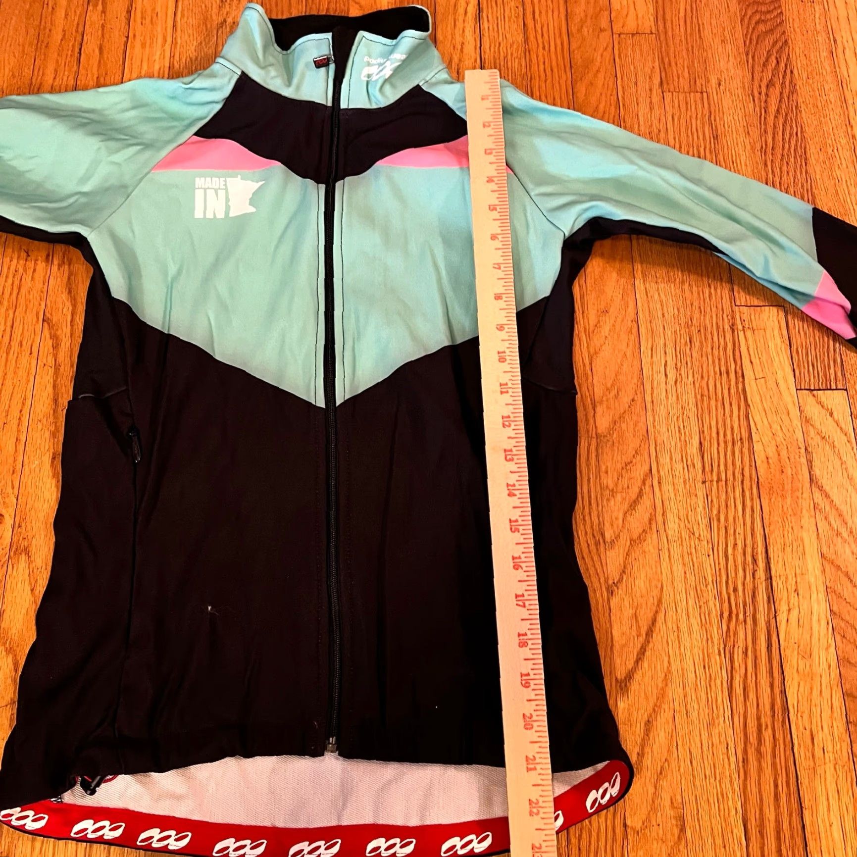 Vintage VINTAGE Podium Wear Jacket Womens XXS Team Performance Running Black Green Size XXS / US 00 / IT 34 - 7 Thumbnail