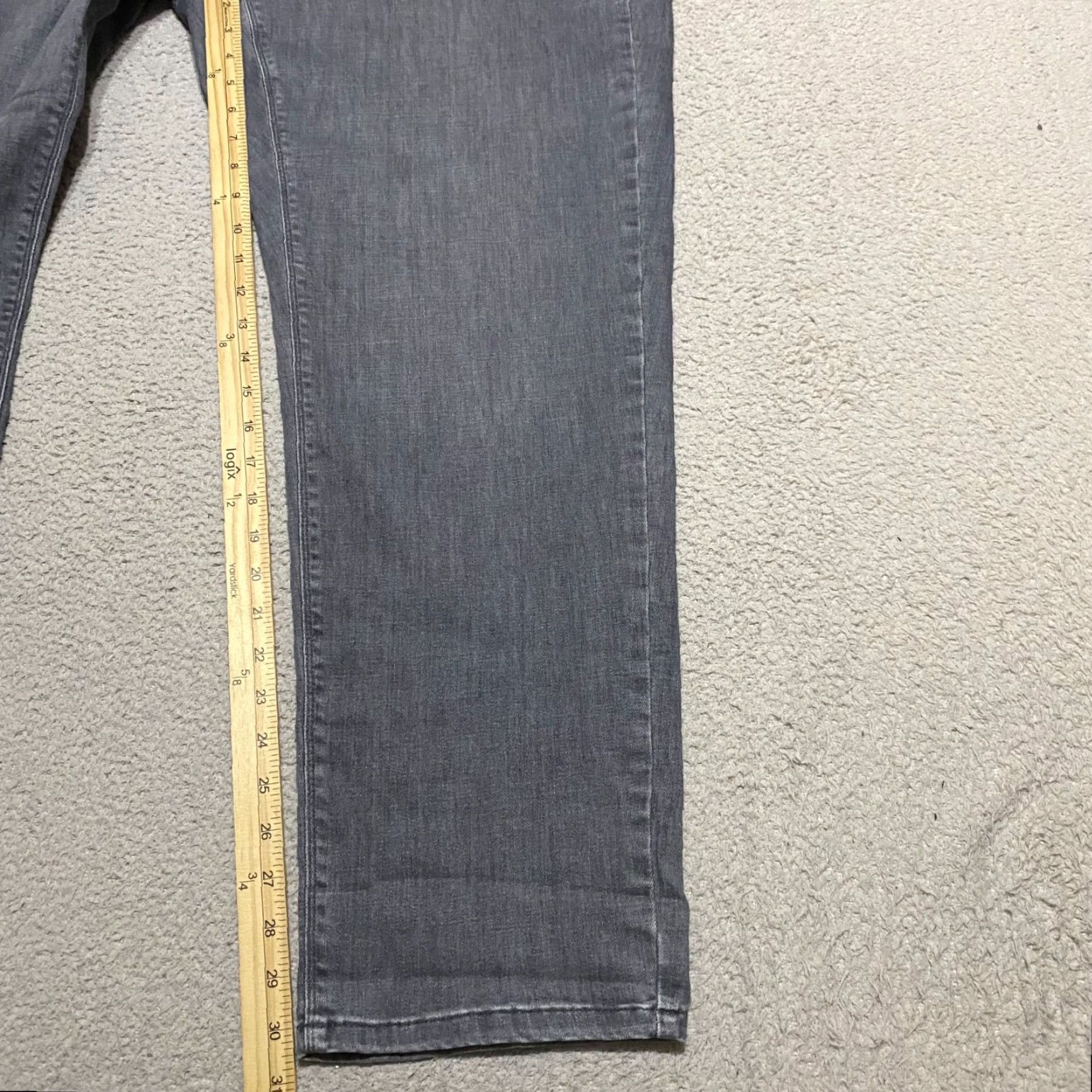 J. Jill J.Jill Jeans Gray Denim Medium Wash High Rise Straight Leg Womens Size 22 Size 22 Regular 5-Pocket Inseam 30 in Size 27" / US 4 / IT 40 - 6 Thumbnail