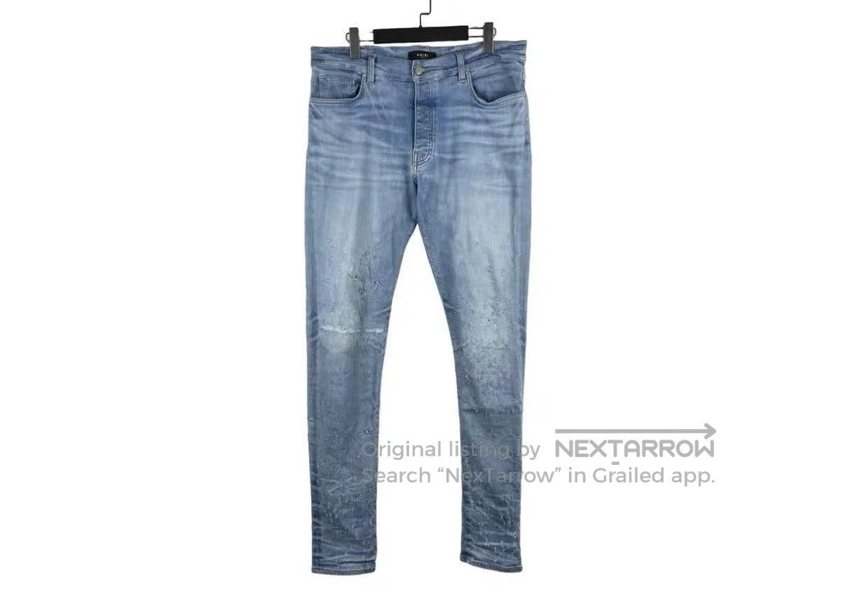 Amiri Blue Distressed Denim Jeans. Size US 36 / EU 52 - 1 Thumbnail