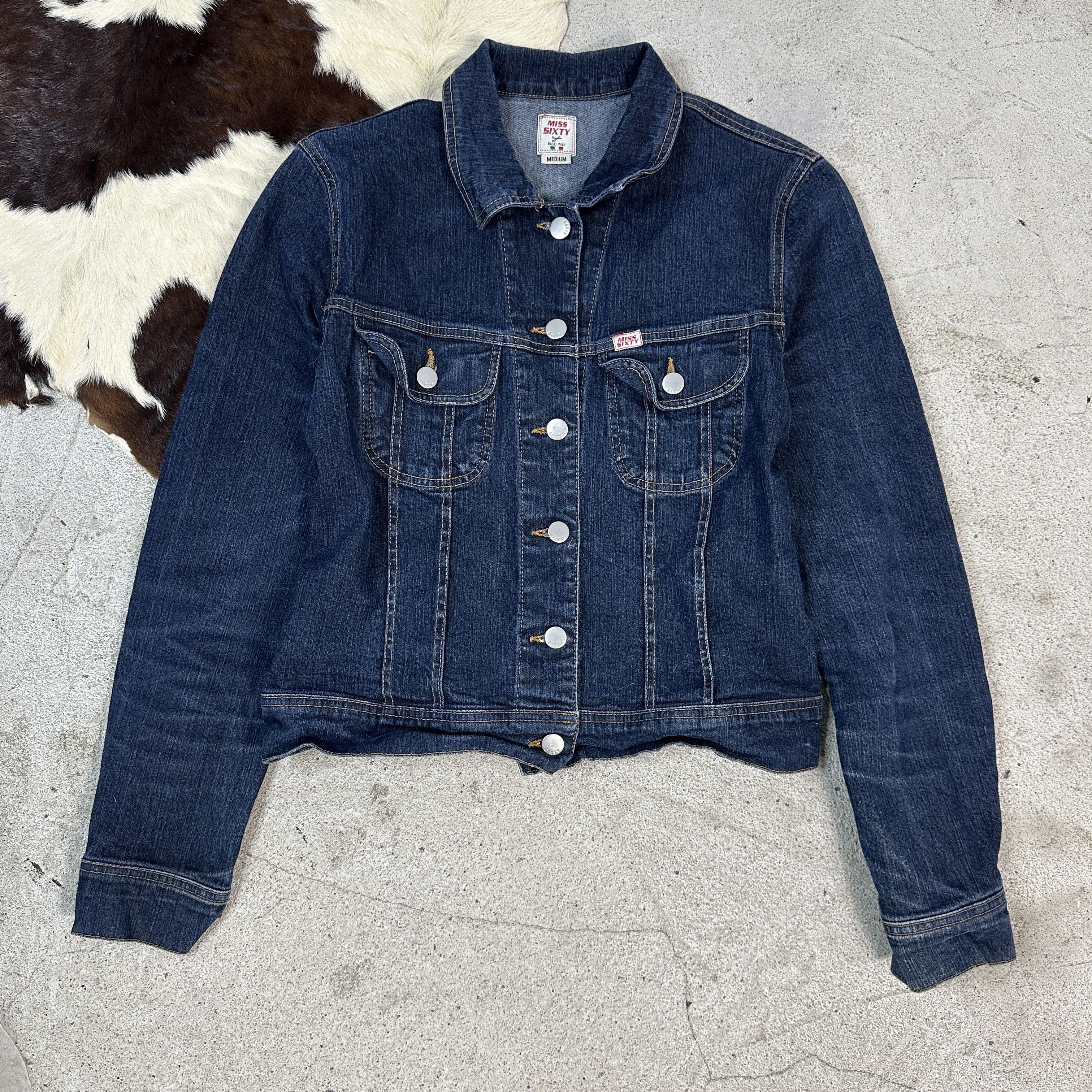 Miss Sixty × Vintage Vintage Casual Miss Sixty Fitted Denim Y2K Jacket Size M / US 6-8 / IT 42-44 - 3 Thumbnail