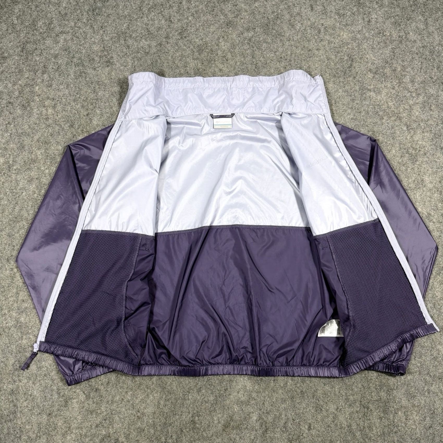 Vintage Columbia Lightweight Full Zip Windbreaker Jacket XS Purple Womens Size XS / US 0-2 / IT 36-38 - 3 Thumbnail