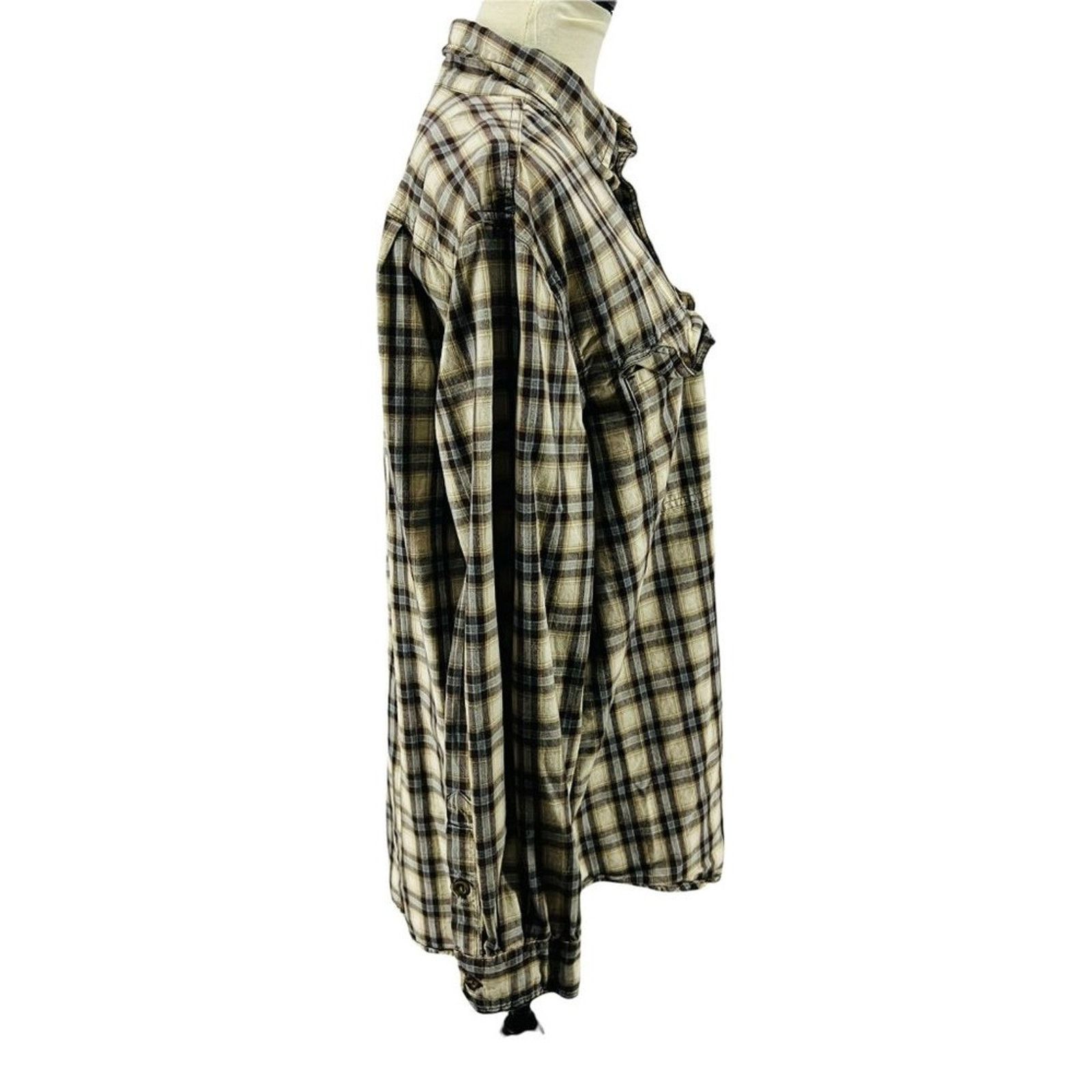 Carhartt Carhartt Fort Plaid Button Front Relaxed Fit Shirt Men Large Size US L / EU 52-54 / 3 - 3 Thumbnail
