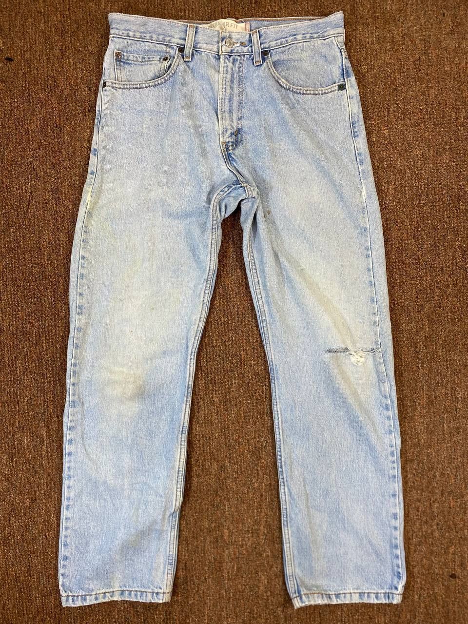 Levi's vintage levis 505 regular fit distressed denim Size US 33 - 8 Thumbnail