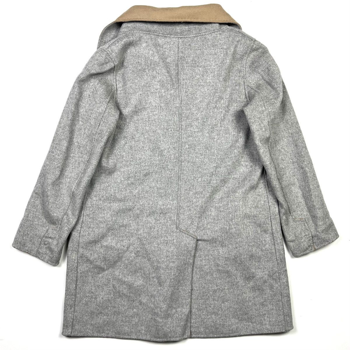 Max Mara × Weekend Max Mara Weekend Max Mara Twin Side Wool Coat Brown & Grey Belt Size XL / US 12-14 / IT 48-50 - 10 Thumbnail