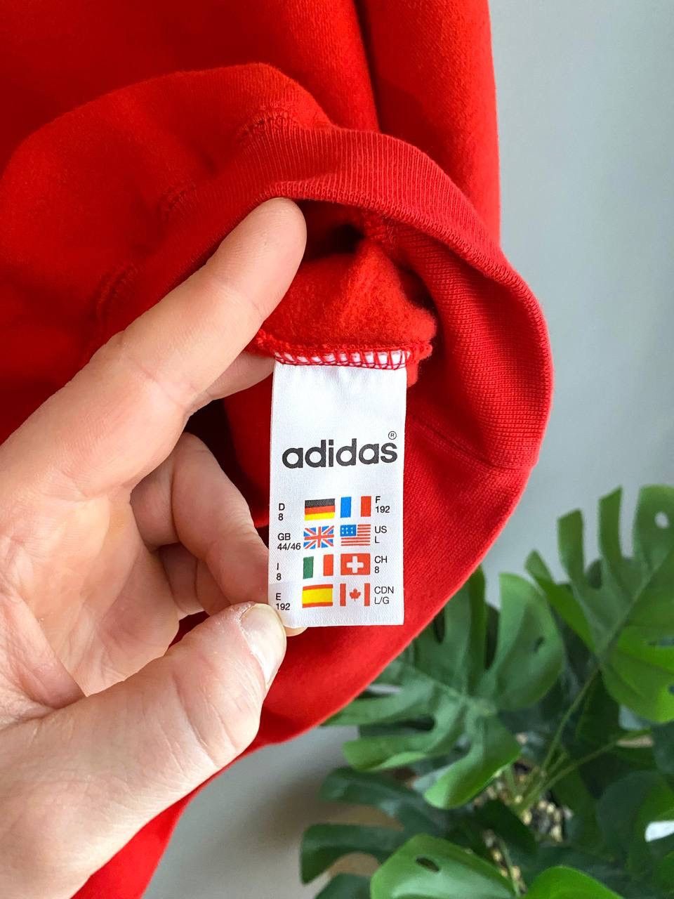 Adidas Adidas Equipment 90s Vintage Oversized Red Sweatshirt Size L Size US L / EU 52-54 / 3 - 12 Thumbnail