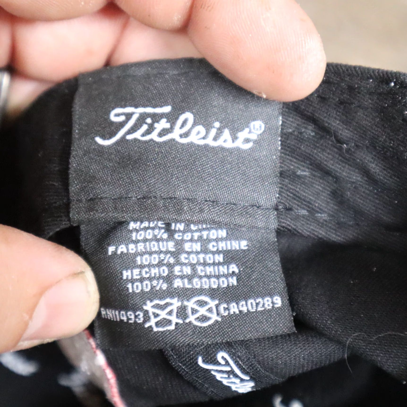 Titleist Titleist Hat Golf Adjustable Adult Black no? Size ONE SIZE - 7 Thumbnail