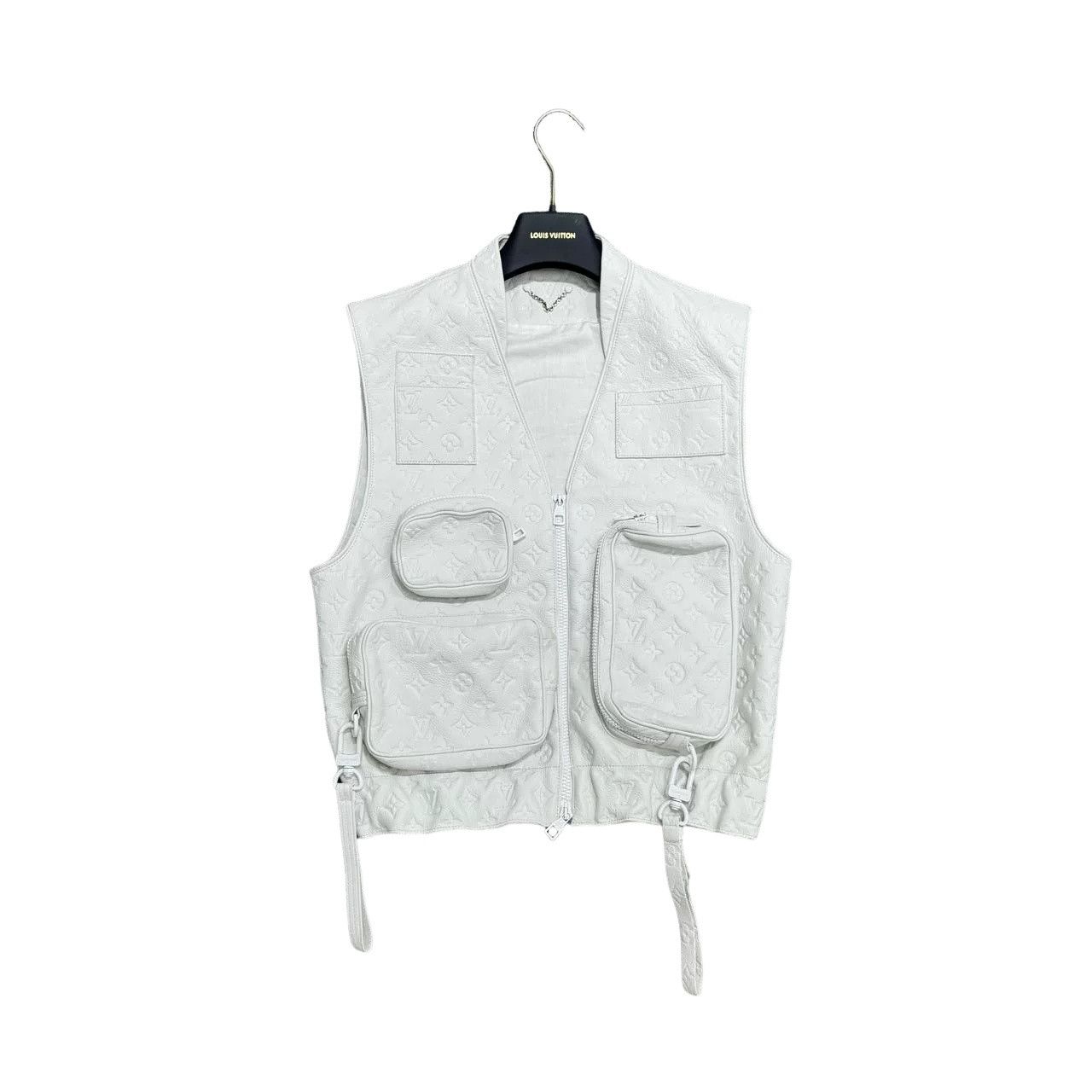 Louis Vuitton Louis Vuitton Monogram Embossed Leather Vest Size 48 Size US M / EU 48-50 / 2 - 1 Thumbnail