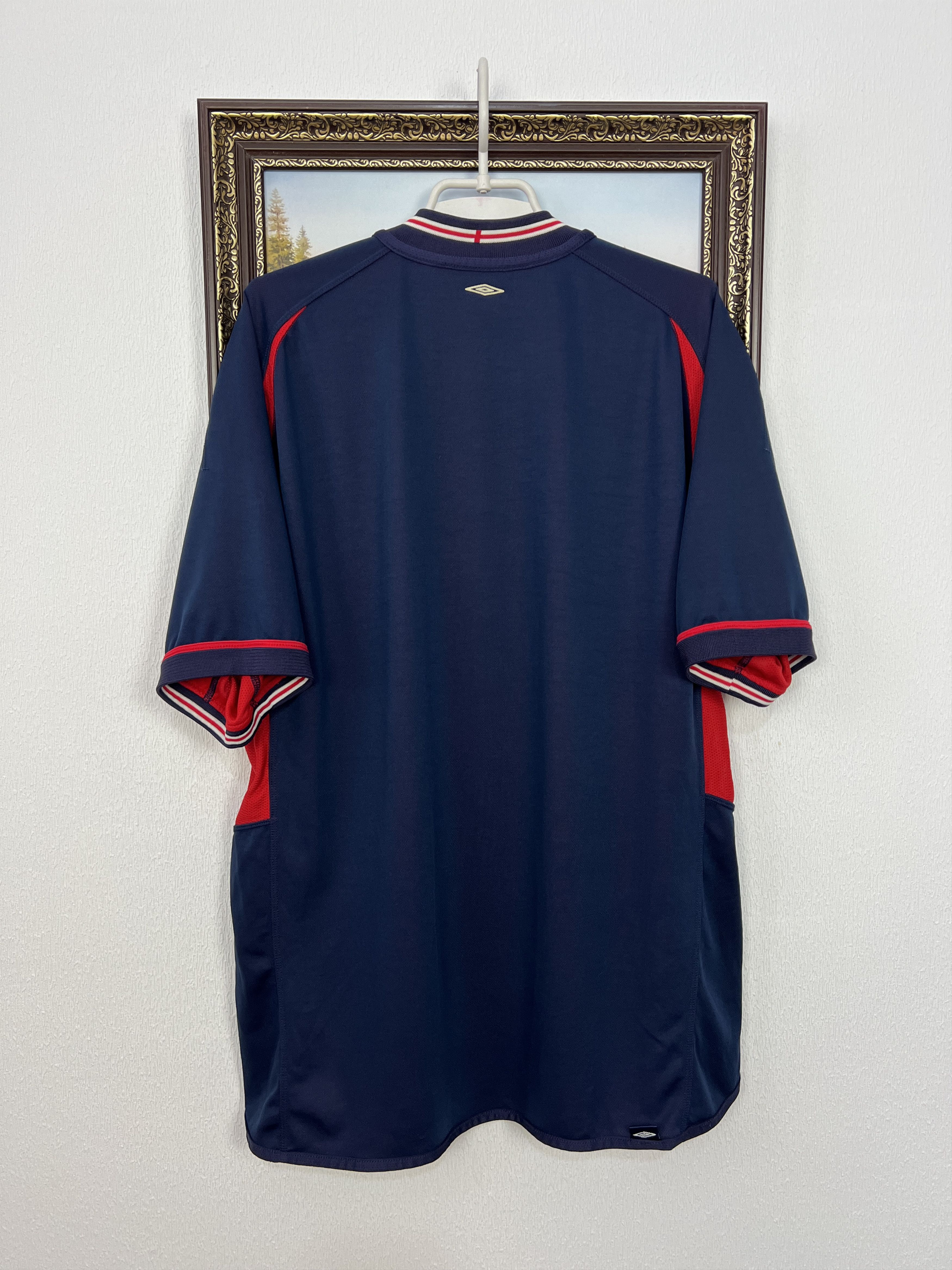 Umbro England Away football shirt Soccer Reversible Jersey Trikot Size US XXL / EU 58 / 5 - 12 Thumbnail