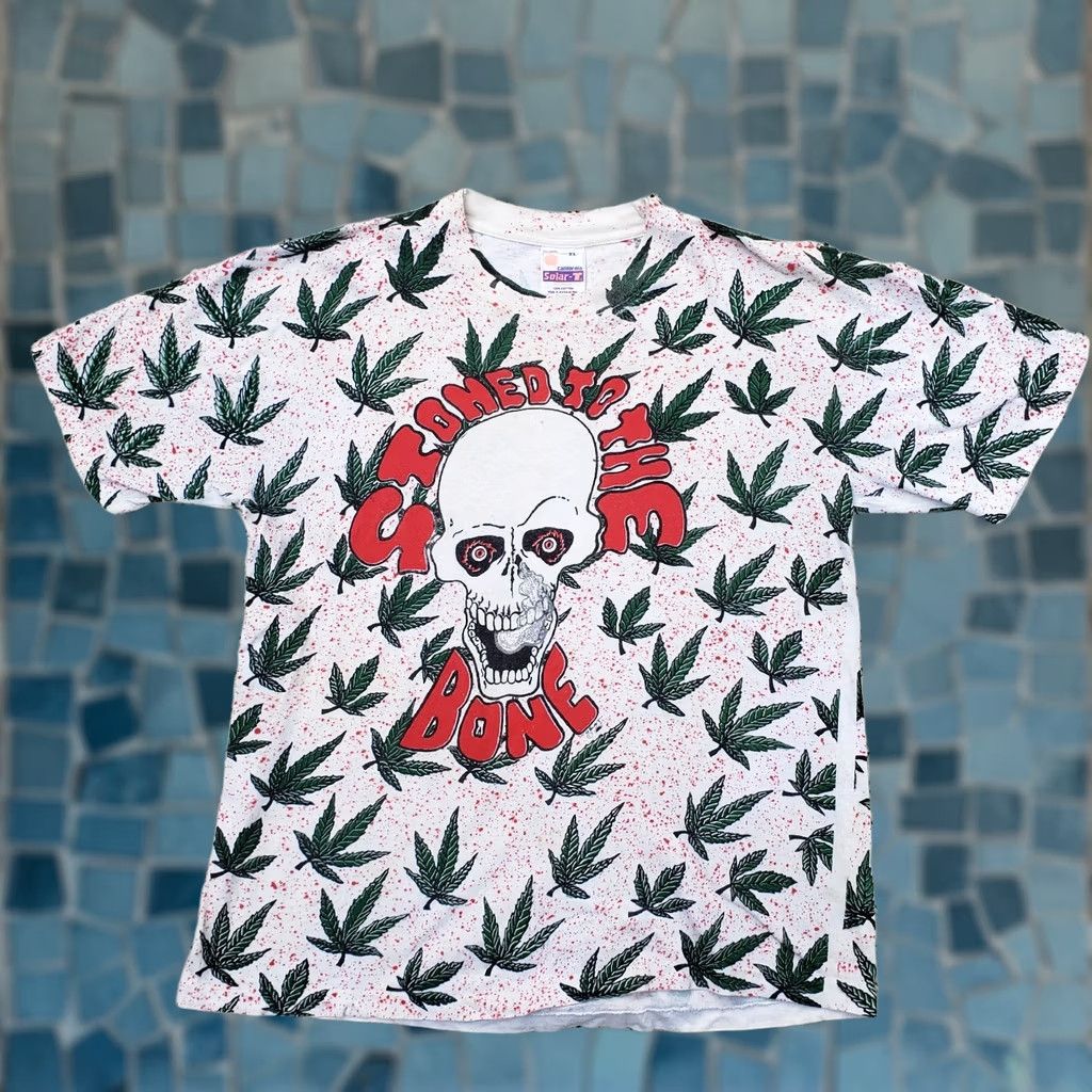 Bones Vintage 90s Powell Bones Brigade Old Logo Skateboard Tshirt