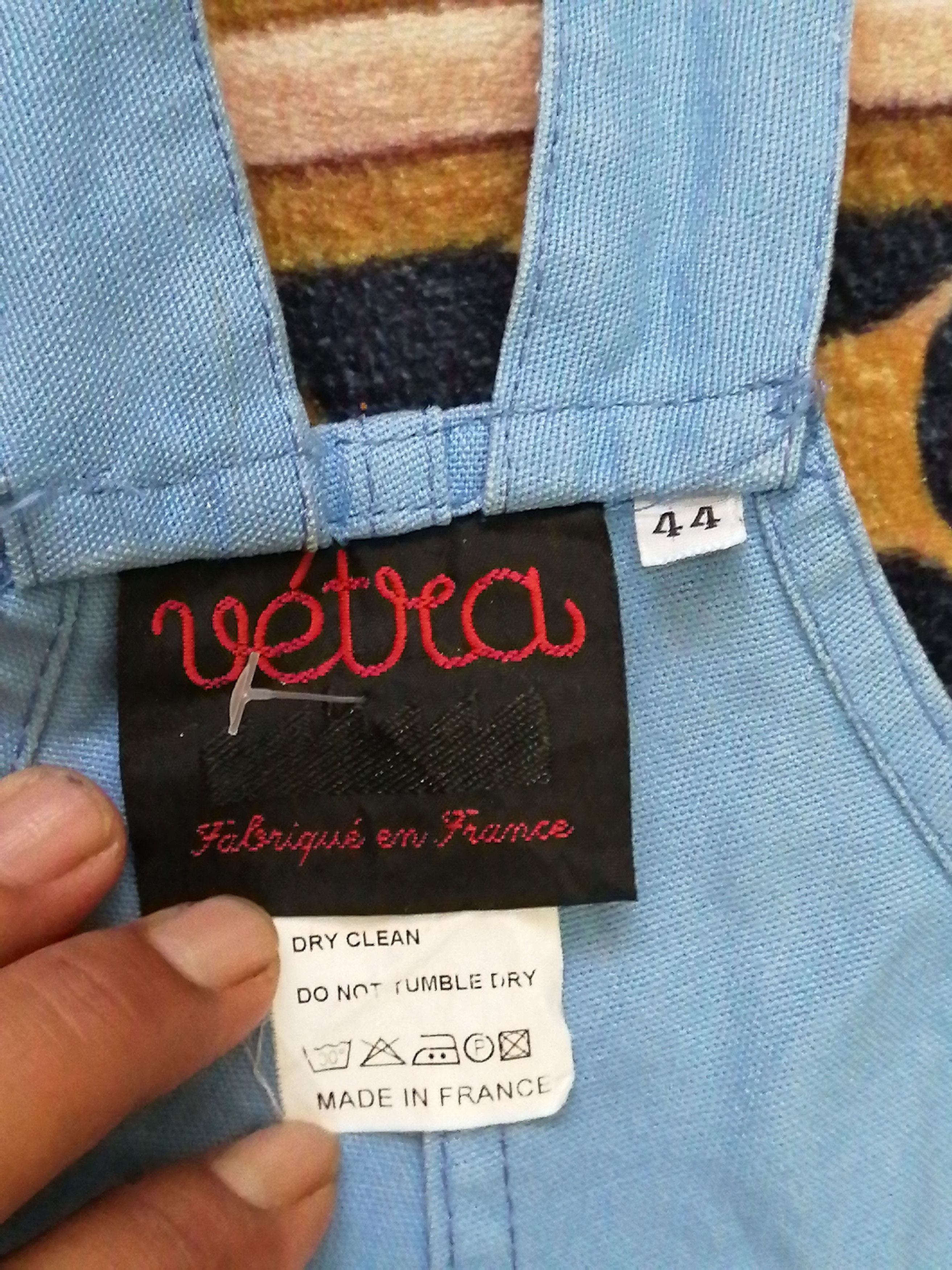 Vetra Vetra French Workwear Jumpsuit Size US 34 / EU 50 - 3 Thumbnail