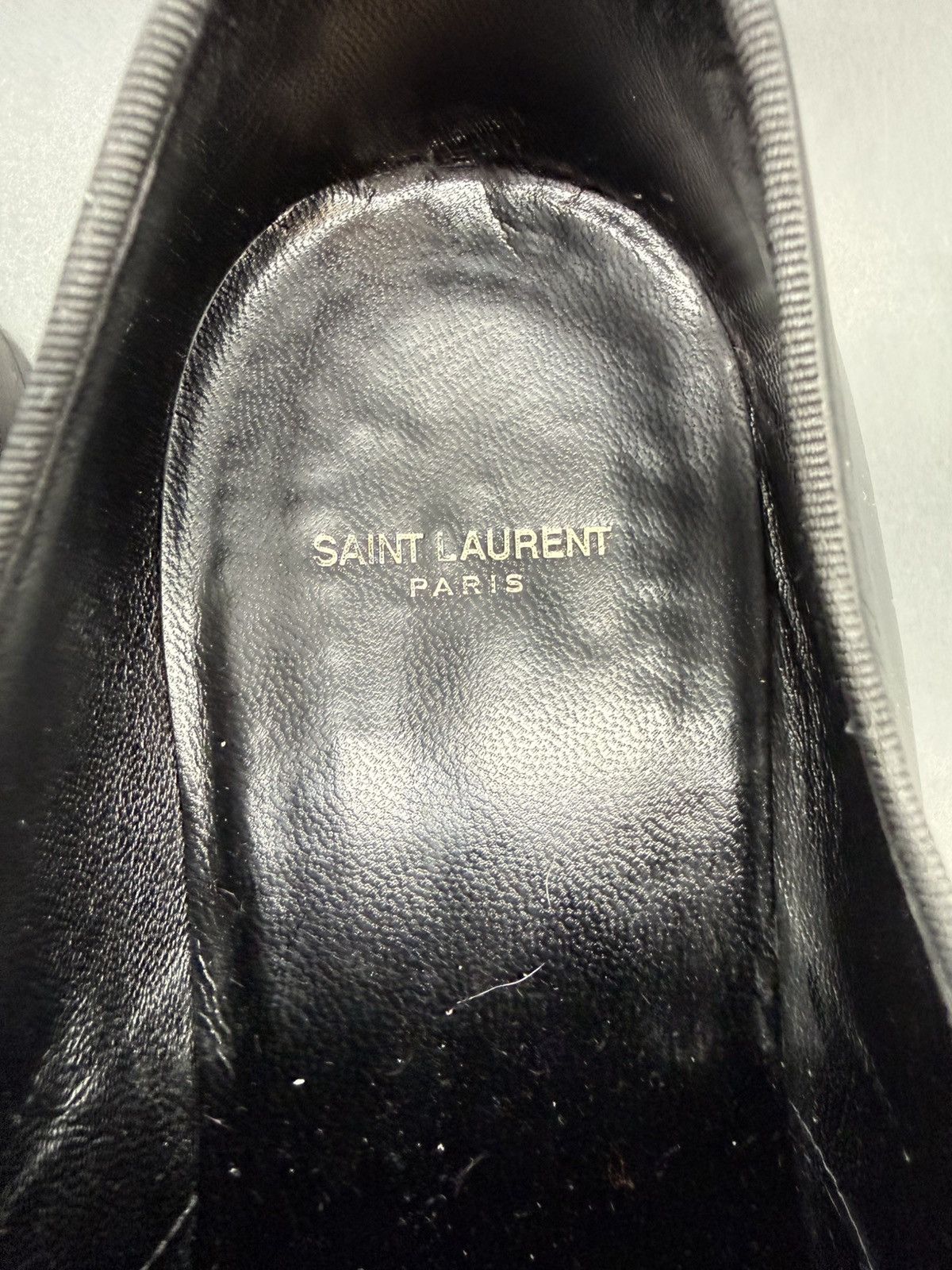 Saint Laurent Paris SAINT LAURENT PARIS — Black Leather Derby | EU 44.5 Size US 11.5 / EU 44-45 - 18 Thumbnail