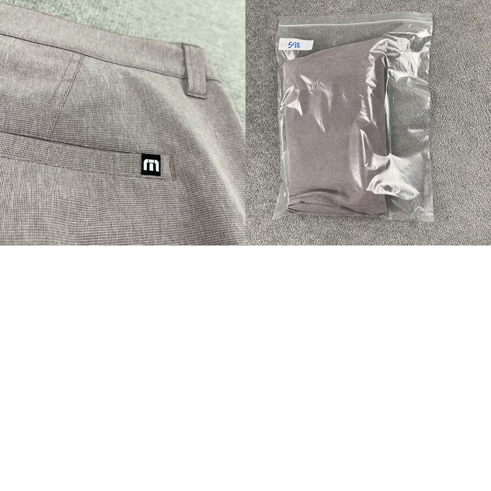 TravisMathew Travis Mathew Shorts Mens 40 10" Heather Purple Golf Performance Travel Casual Size US 40 / EU 56 - 8 Thumbnail