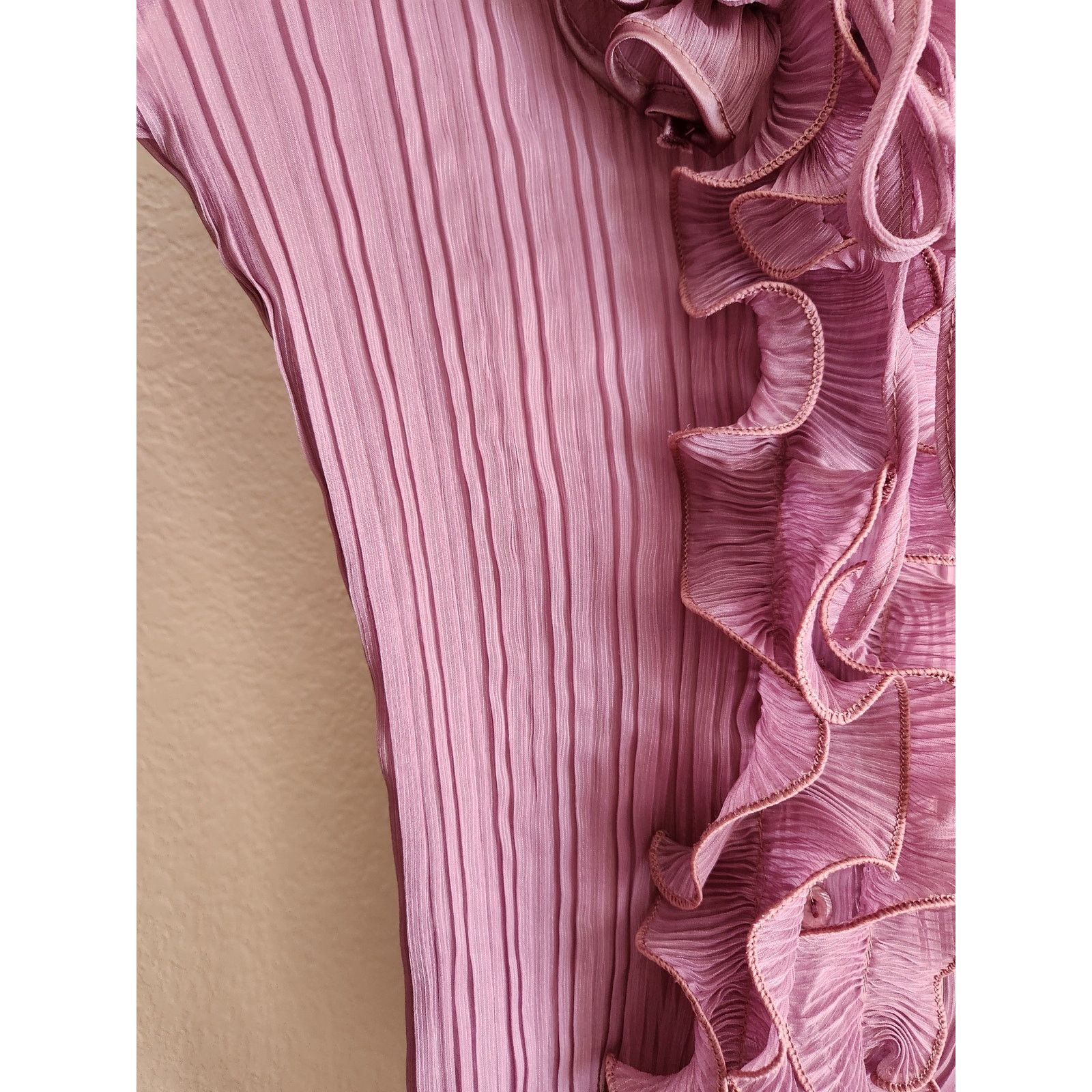 Other y2K Daniel Women's Ruffle Button Up Blouse Lg Size L / US 10 / IT 46 - 3 Thumbnail